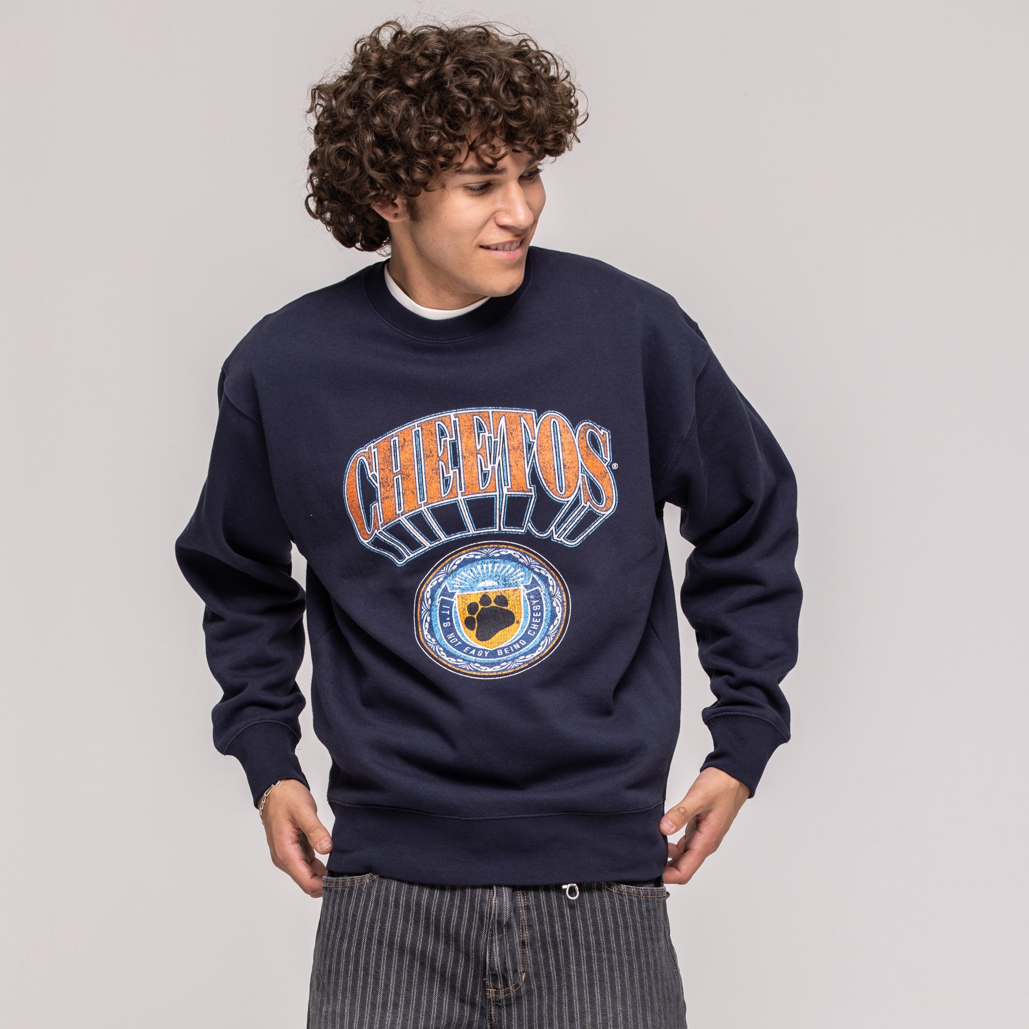 College Crewneck Sweatshirt