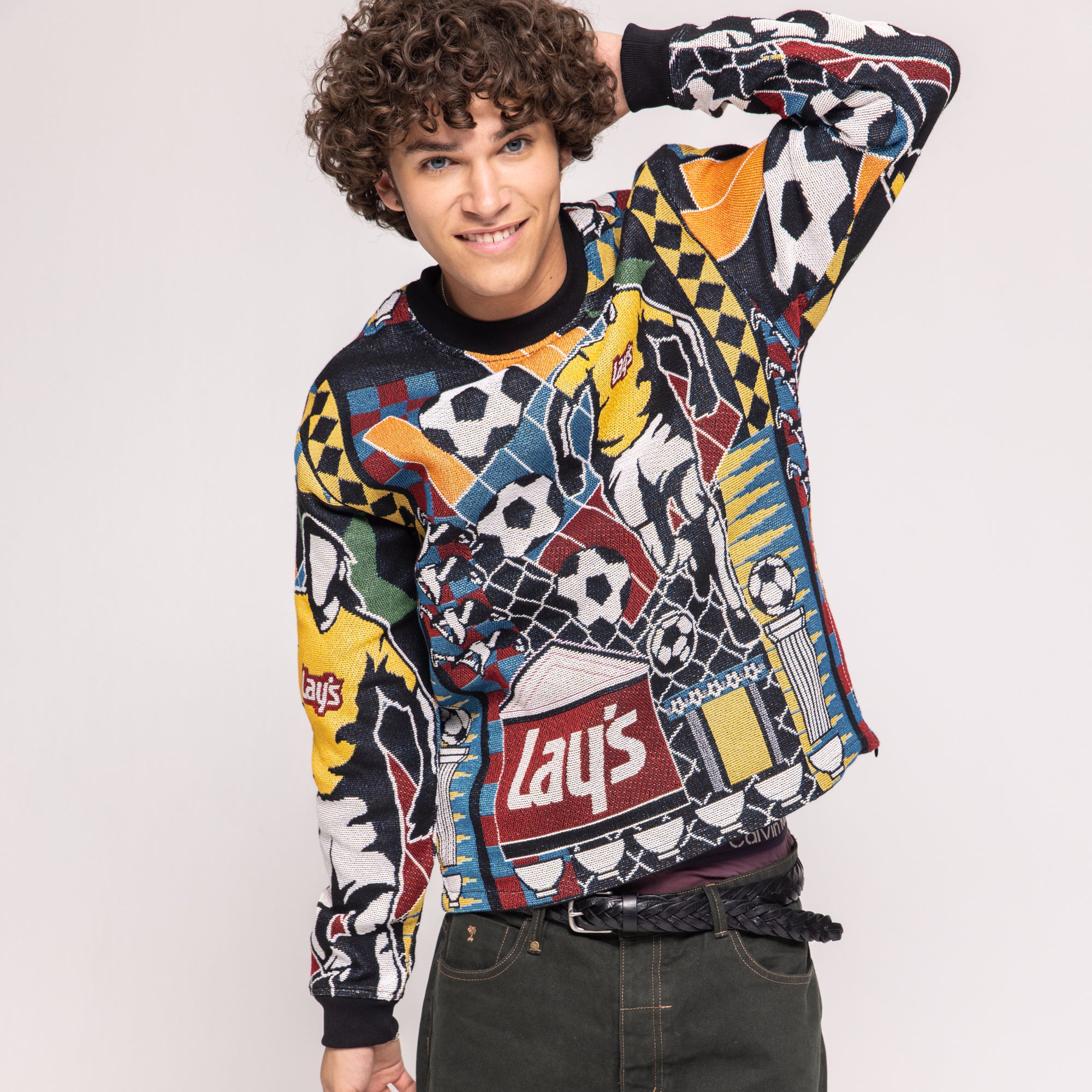 Lay's X Classic Football Shirts Tapestry Sweater