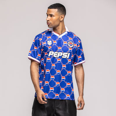 Pepsi X Classic Football Shirts Blue Soccer Jersey