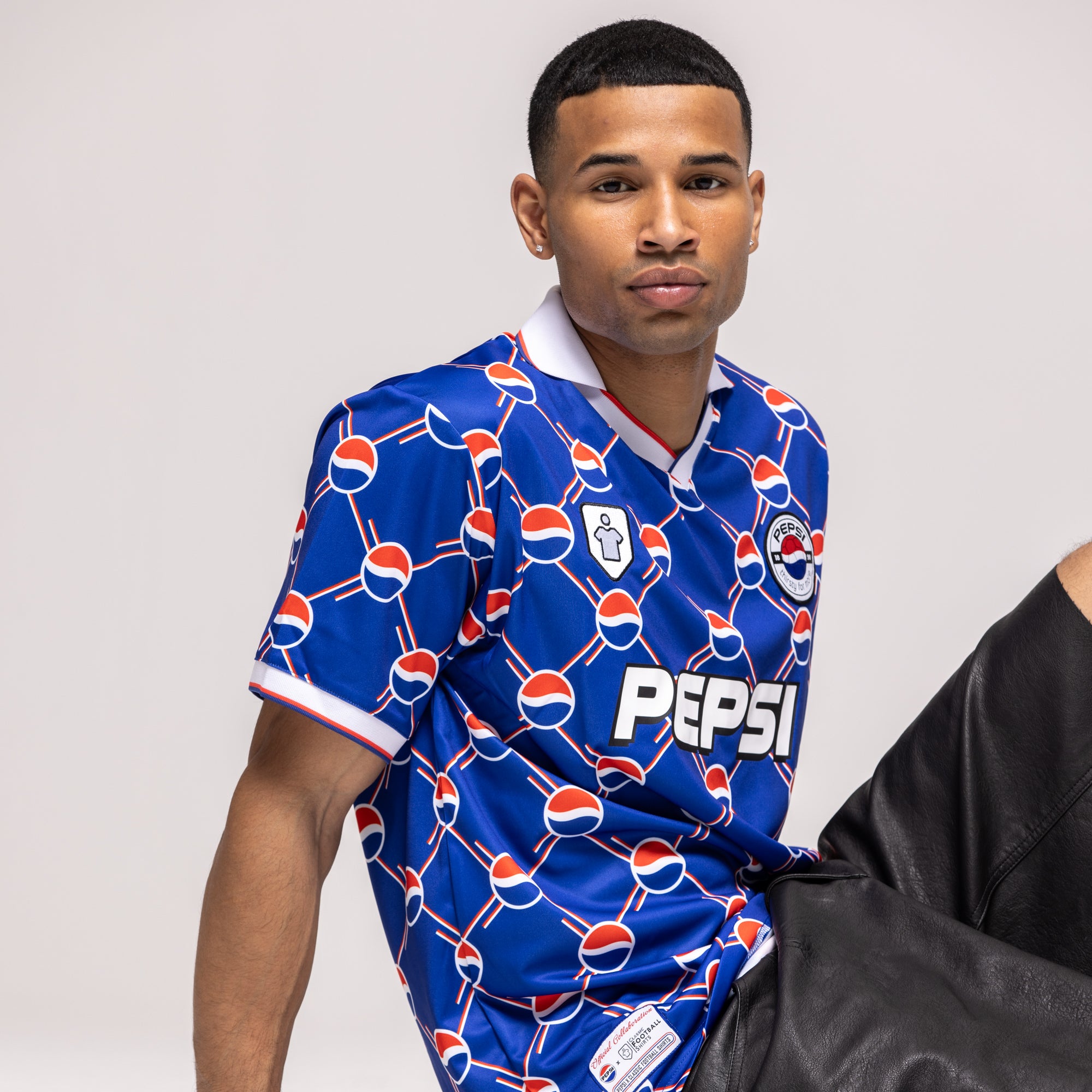 Pepsi X Classic Football Shirts Blue Soccer Jersey