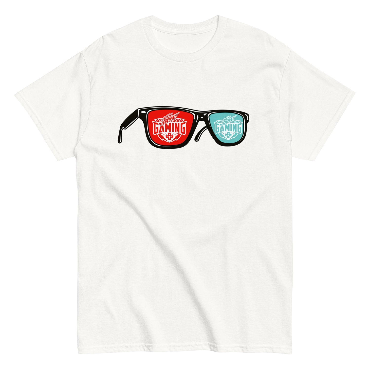 Mtn Dew Gaming Glasses Unisex T-Shirt - Number featured (29672219312172)