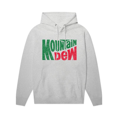 Grey pullover hoodie with 