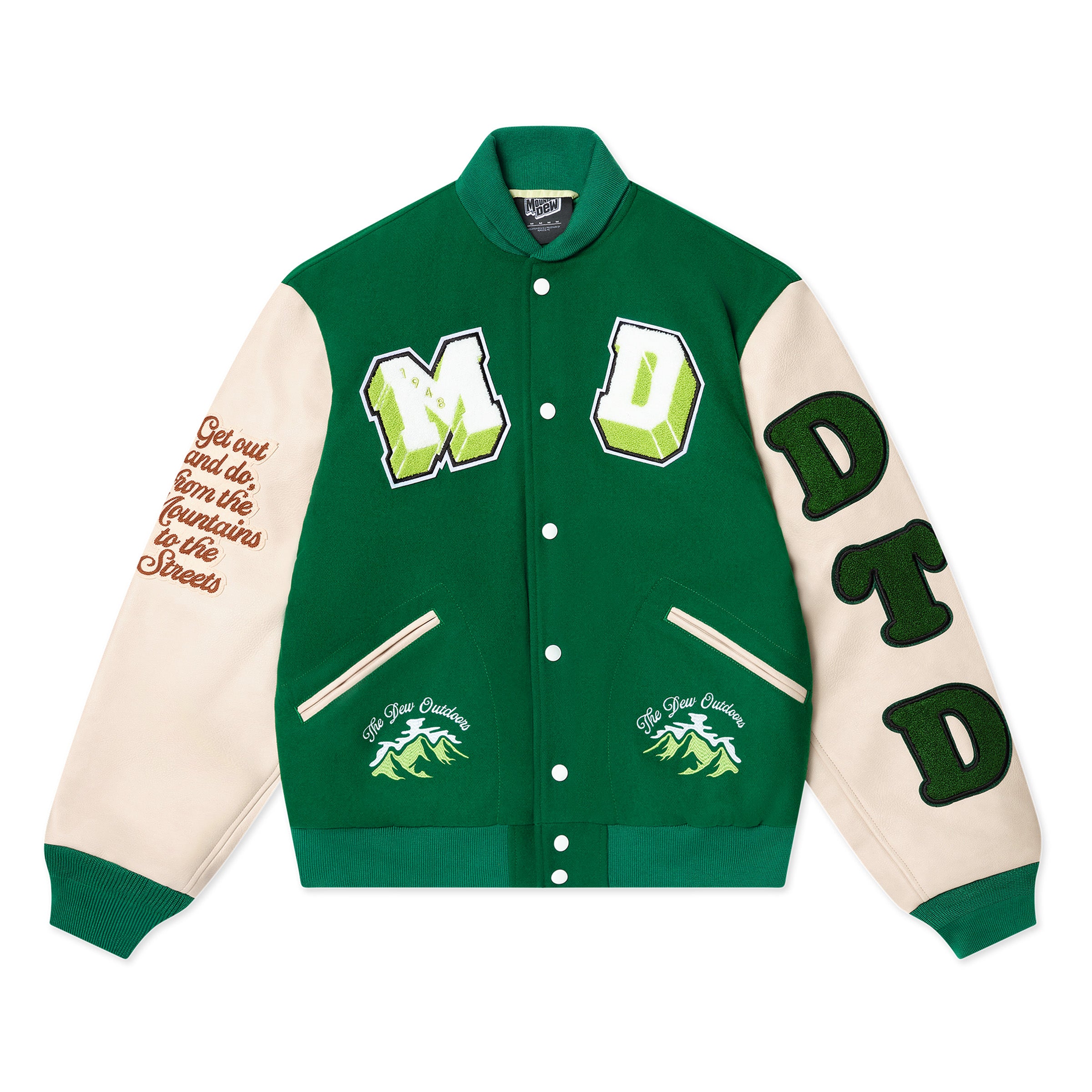 Mountain Dew X Alpha Industries Varsity Jacket