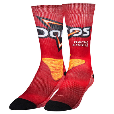 Red crew socks with 