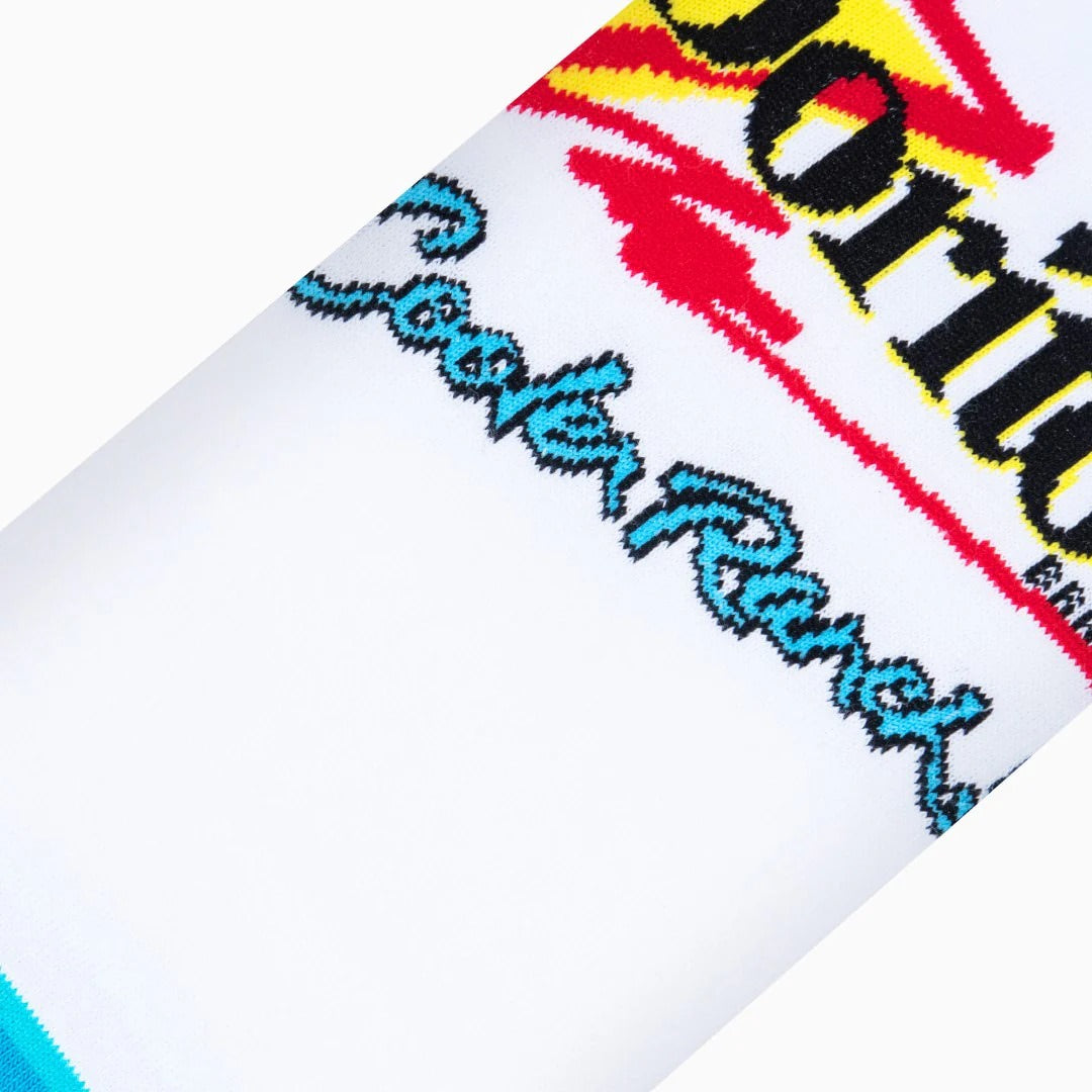 White crew sock with 