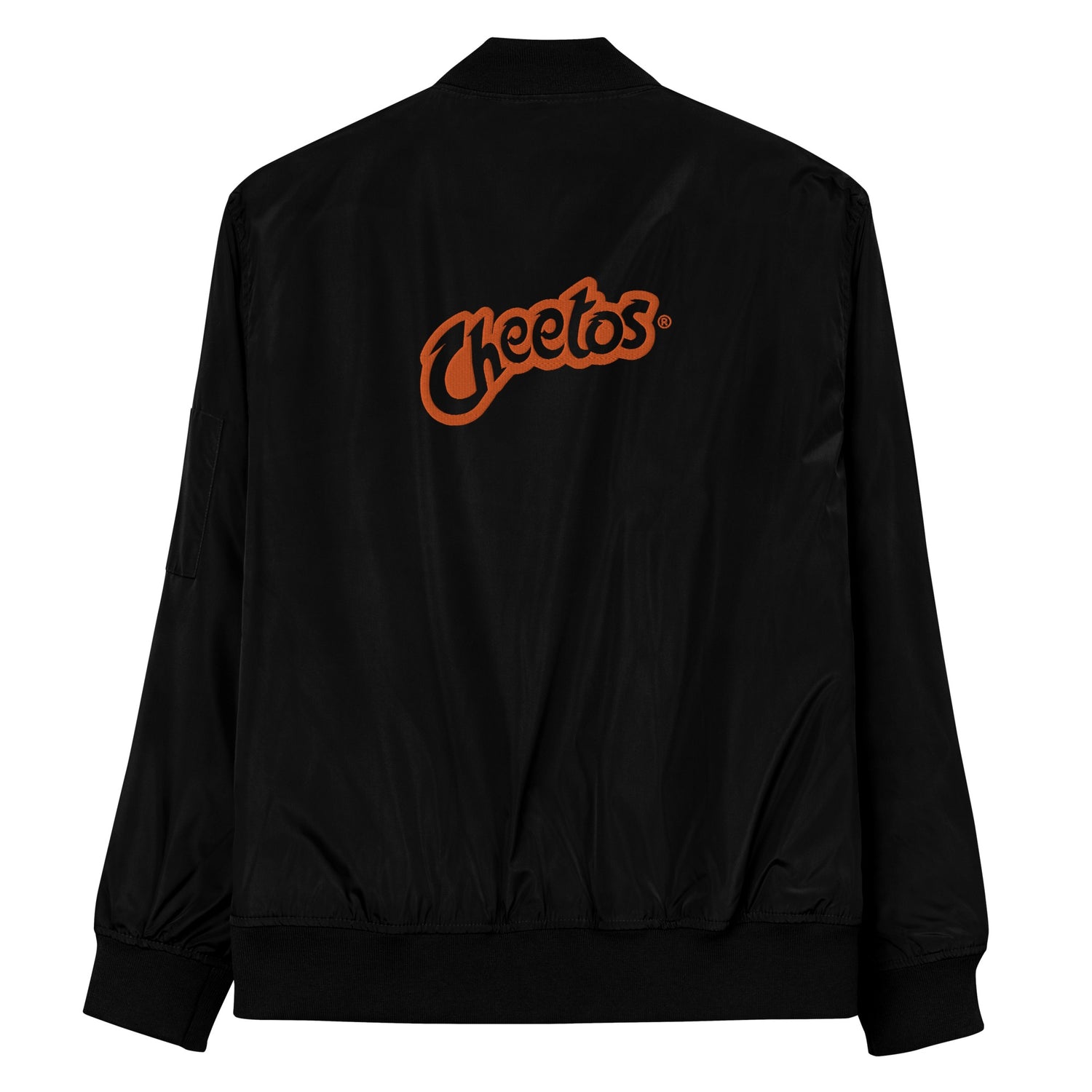 Cheetos Chester Cheetah Silhoutte Recycled Bomber Jacket