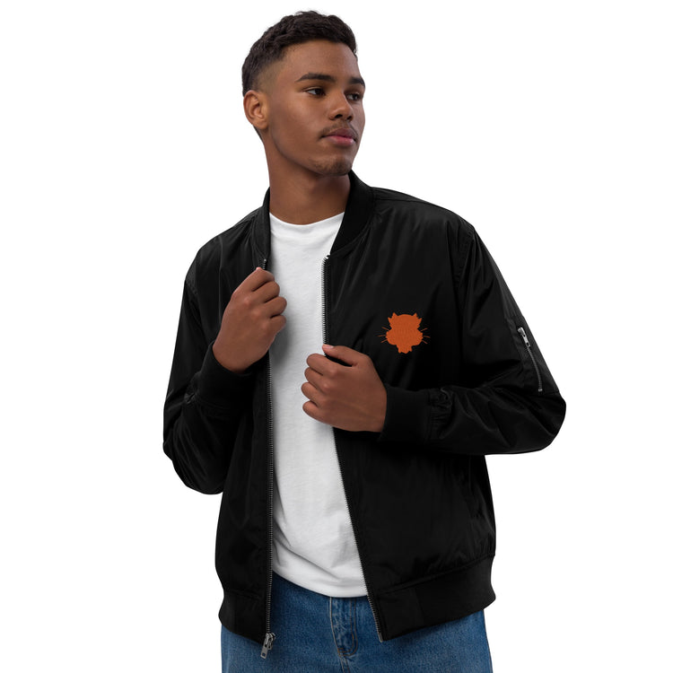 Cheetos Chester Cheetah Silhoutte Recycled Bomber Jacket