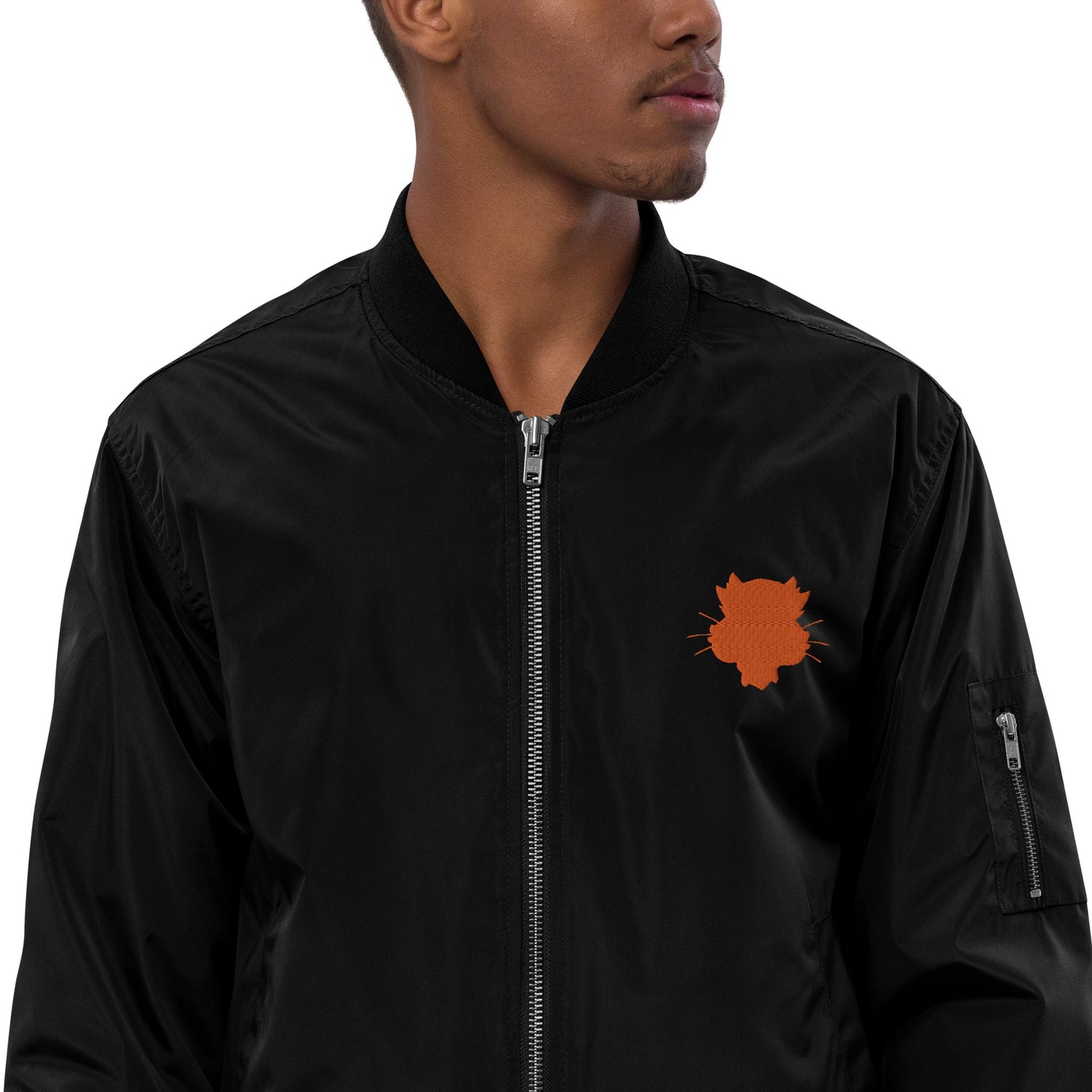 Cheetos Chester Cheetah Silhoutte Recycled Bomber Jacket