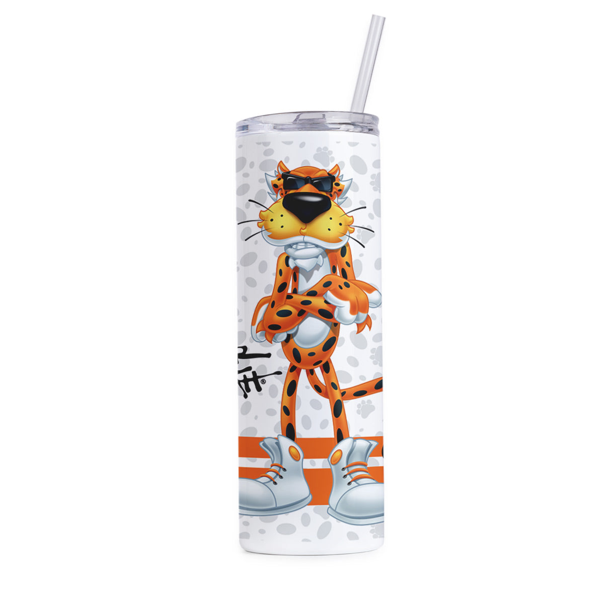 Cheetos Chester Cheetah Skinny Tumbler with Straw - Number featured (24427954733100)