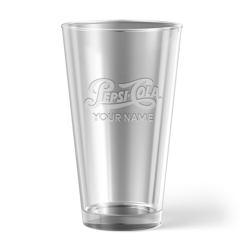 Pepsi Pepsi-Cola Personalized Laser Engraved Pint Glass