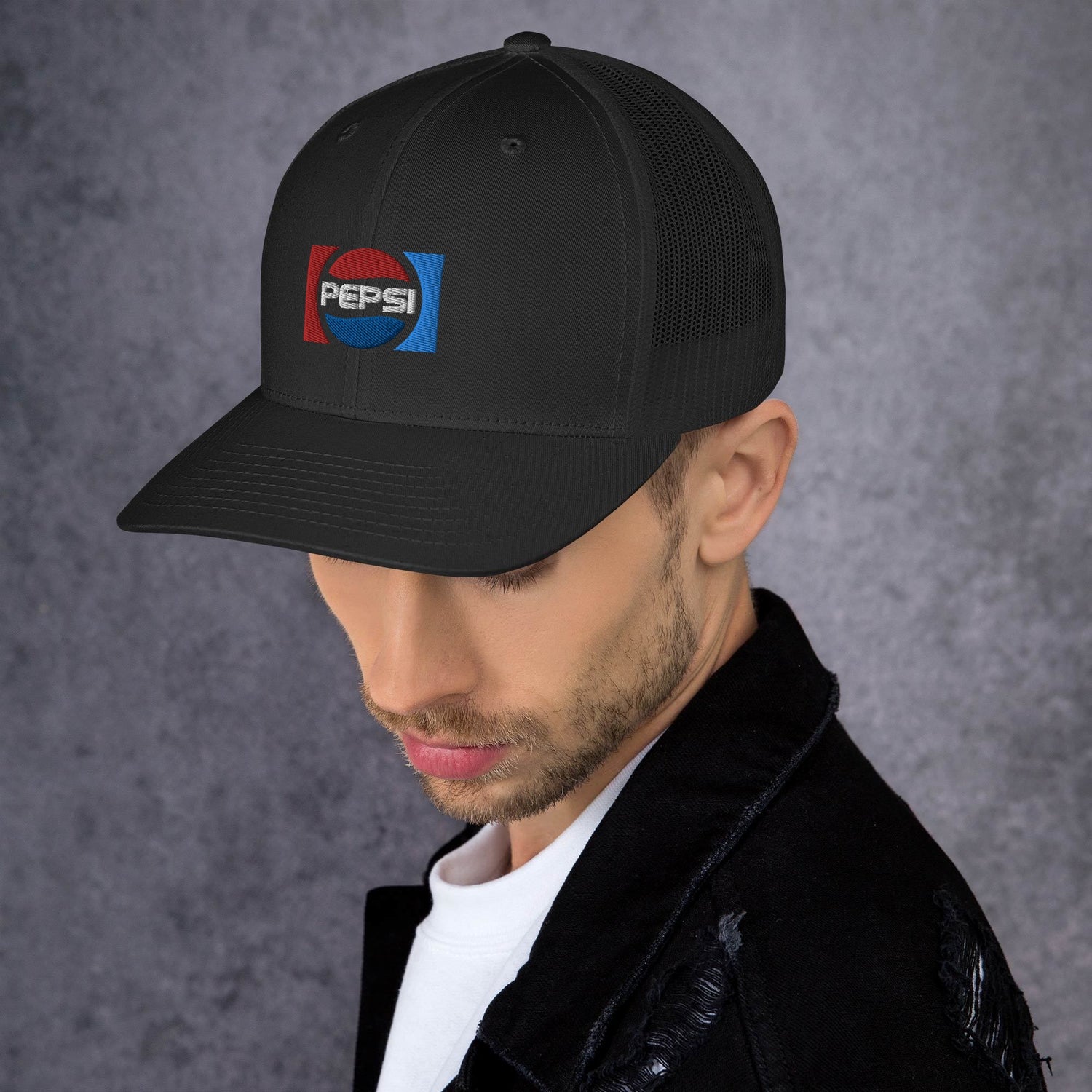 Pepsi Logo Retro Trucker Hat