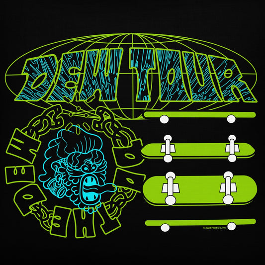 Mtn Dew - Dew Tour Skate Pillow
