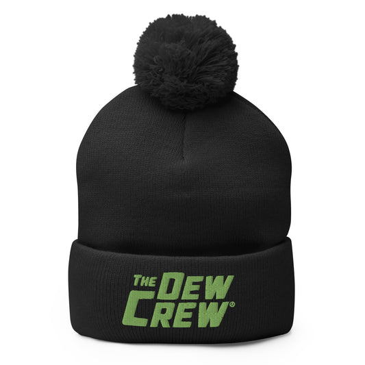 Mtn Dew Dew Crew Pom Pom Knit Beanie