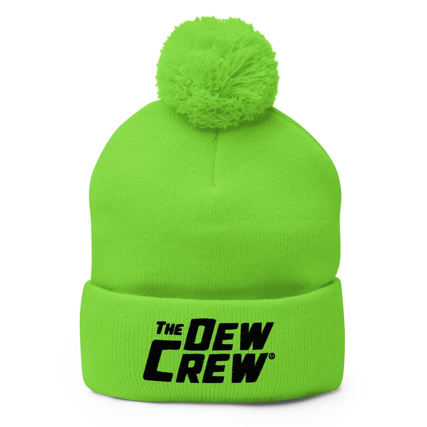 Mtn Dew Dew Crew Pom Pom Knit Beanie