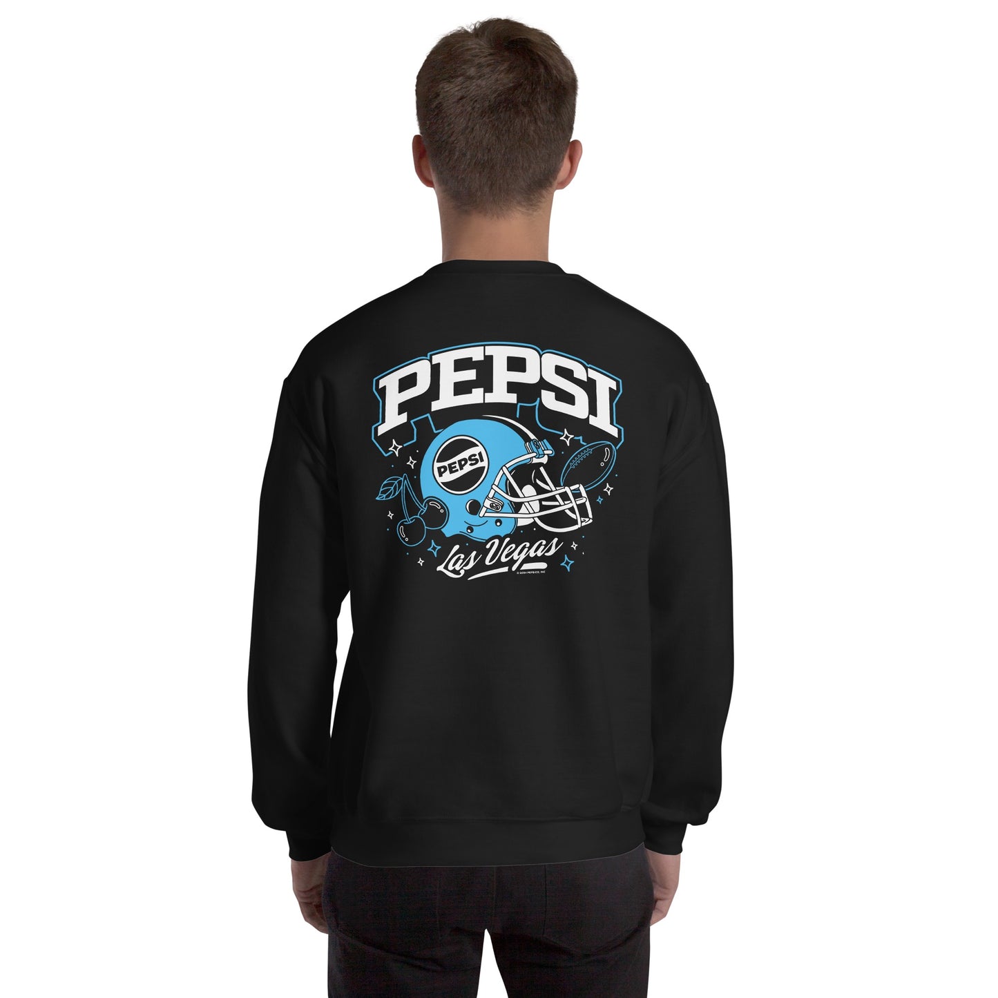 Pepsi Las Vegas Helmet Unisex Crewneck Sweatshirt