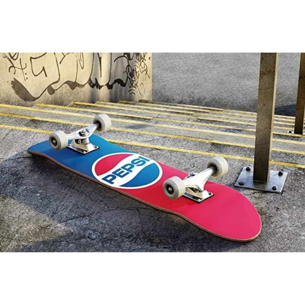 De neiging hebben haalbaar In Pepsi 32" Retro Globe Skateboard Deck – House of PepsiCo