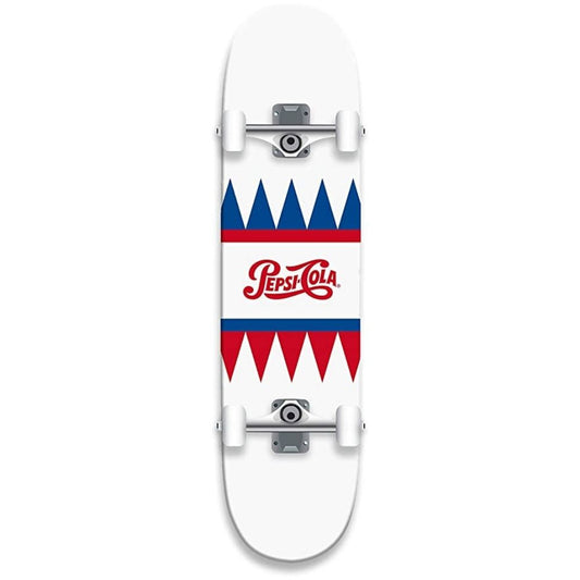 Pepsi 32" White Origins Retro Design Skateboard Deck