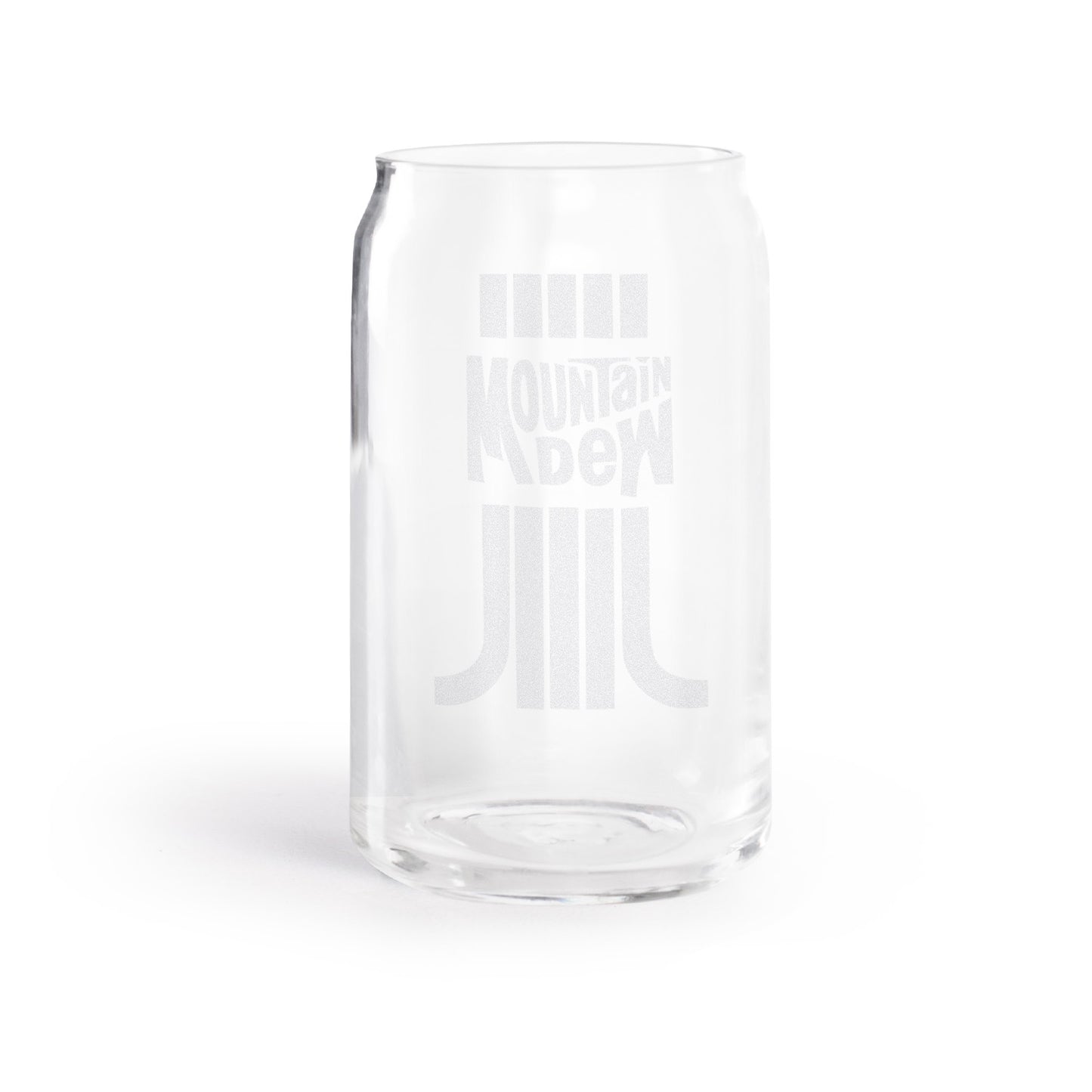 Mtn Dew Show Your Stripes Can Glass
